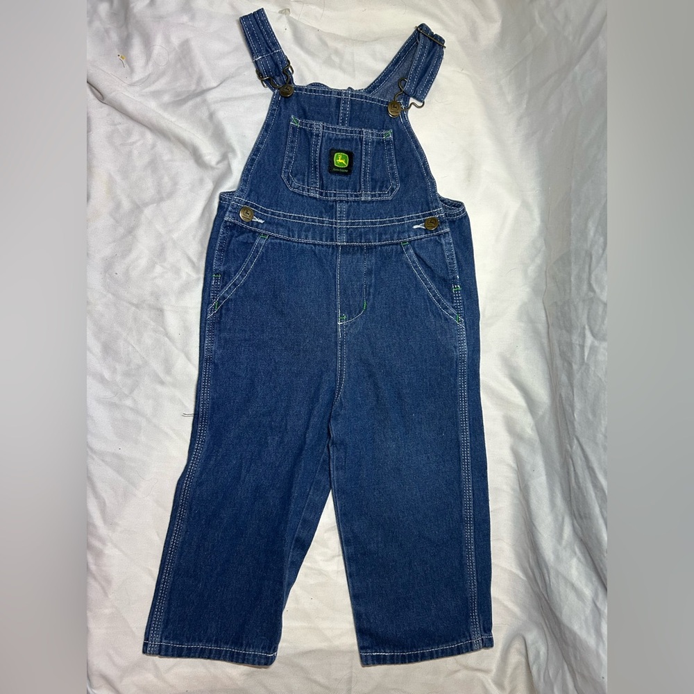 John Deere Overalls Toddler Blue Denim Overalls